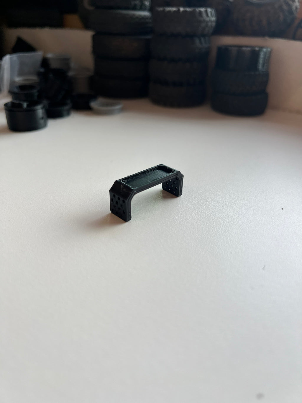 SCX24 slider mag mounts for 6 degree chassis