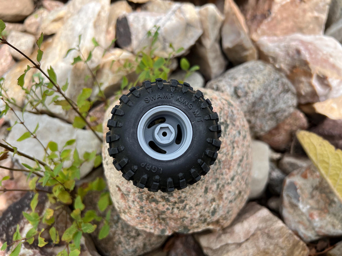 1.0 inch Deep Dish Raindrop Wheels SCX24
