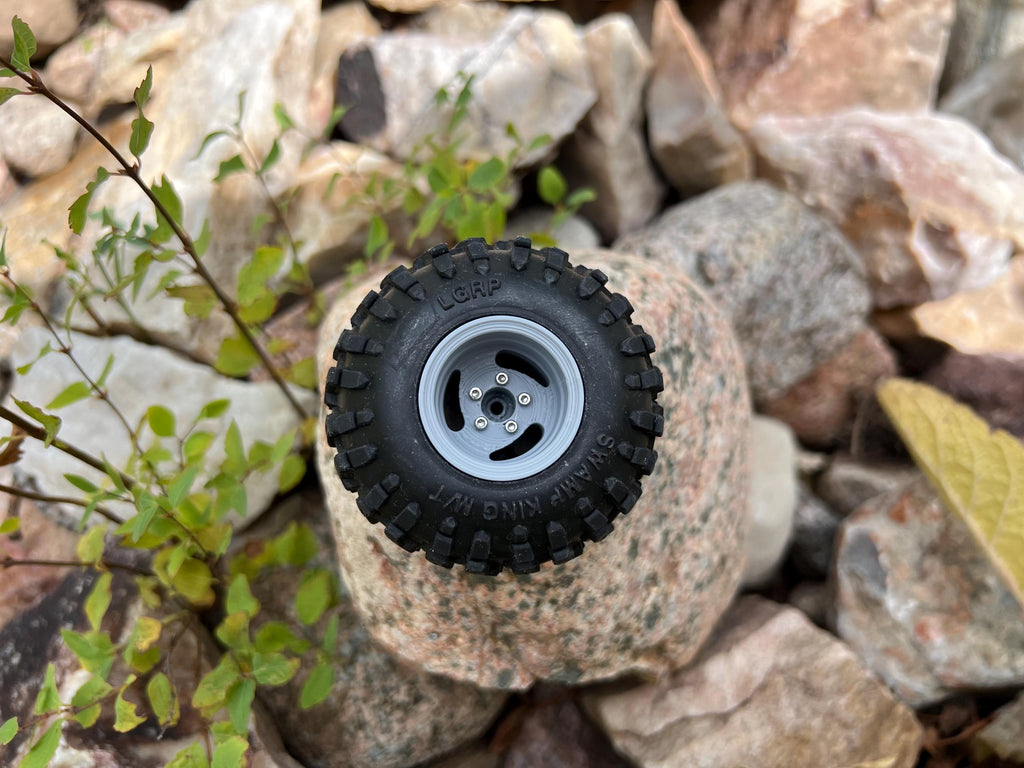 1.0 inch Deep Dish Raindrop Wheels SCX24