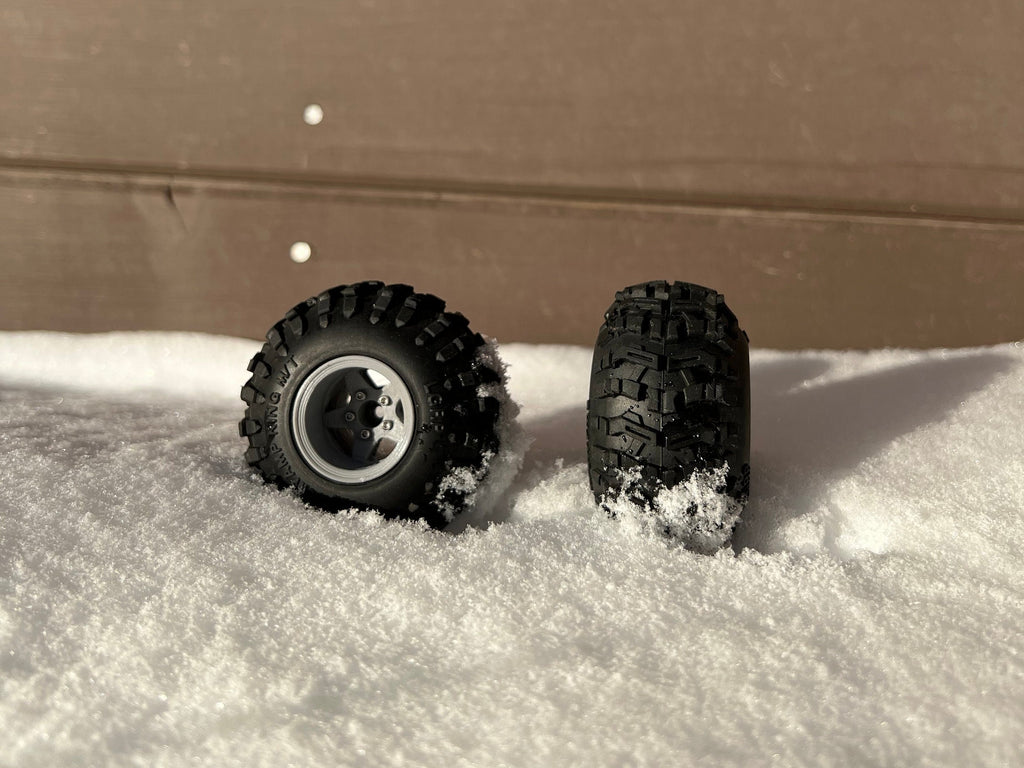 Deep Dish 1.0 Inch 5 Spoke Wheel SCX24 TRX4M FCX24