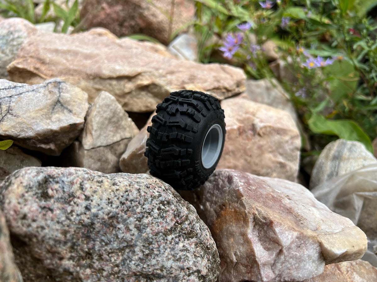 1.0 inch Deep Dish Raindrop Wheels SCX24