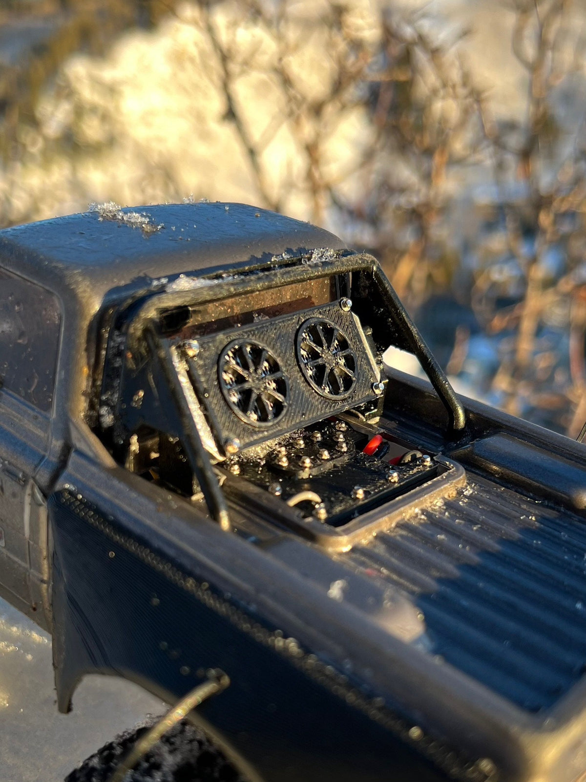 SCX24 Radiator Scale Accessory FCX24 TRX4M 3D printed