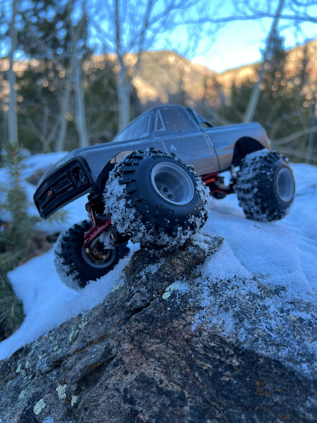 V2 Deep Dish 1.0in Island Style Wheel 3D Printed SCX24 TRX4M FCX24