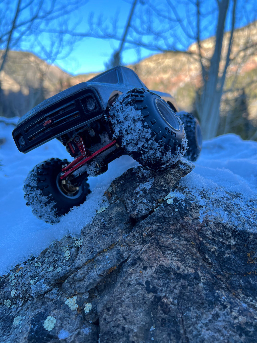 V2 Deep Dish 1.0in Island Style Wheel 3D Printed SCX24 TRX4M FCX24
