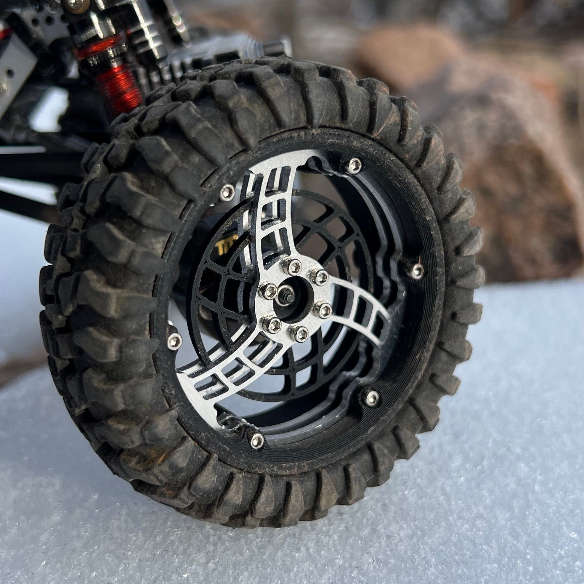 Earlier version pictured, preorders are for a version with stainless steel and brass wheel faces. 
