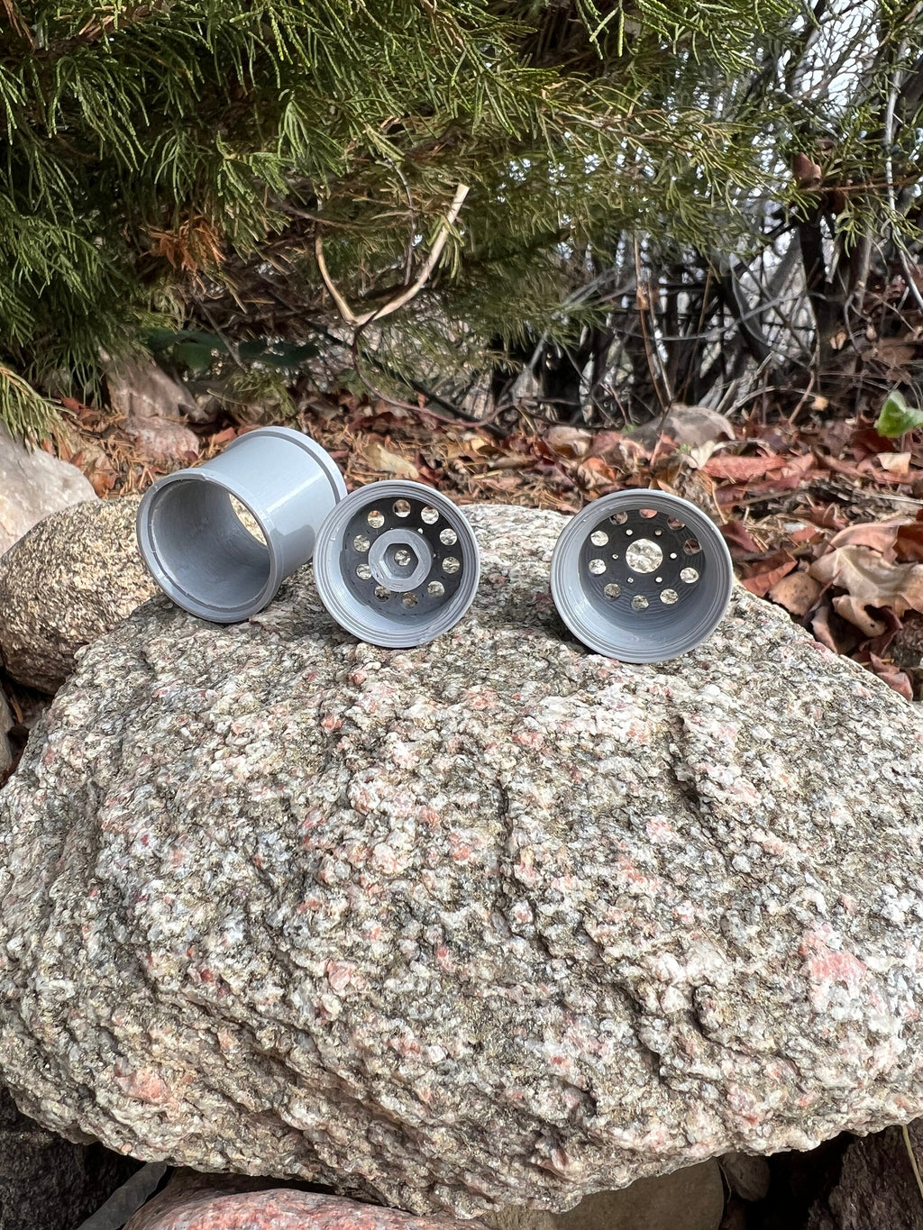 V2 Deep Dish 1.0in Island Style Wheel 3D Printed SCX24 TRX4M FCX24