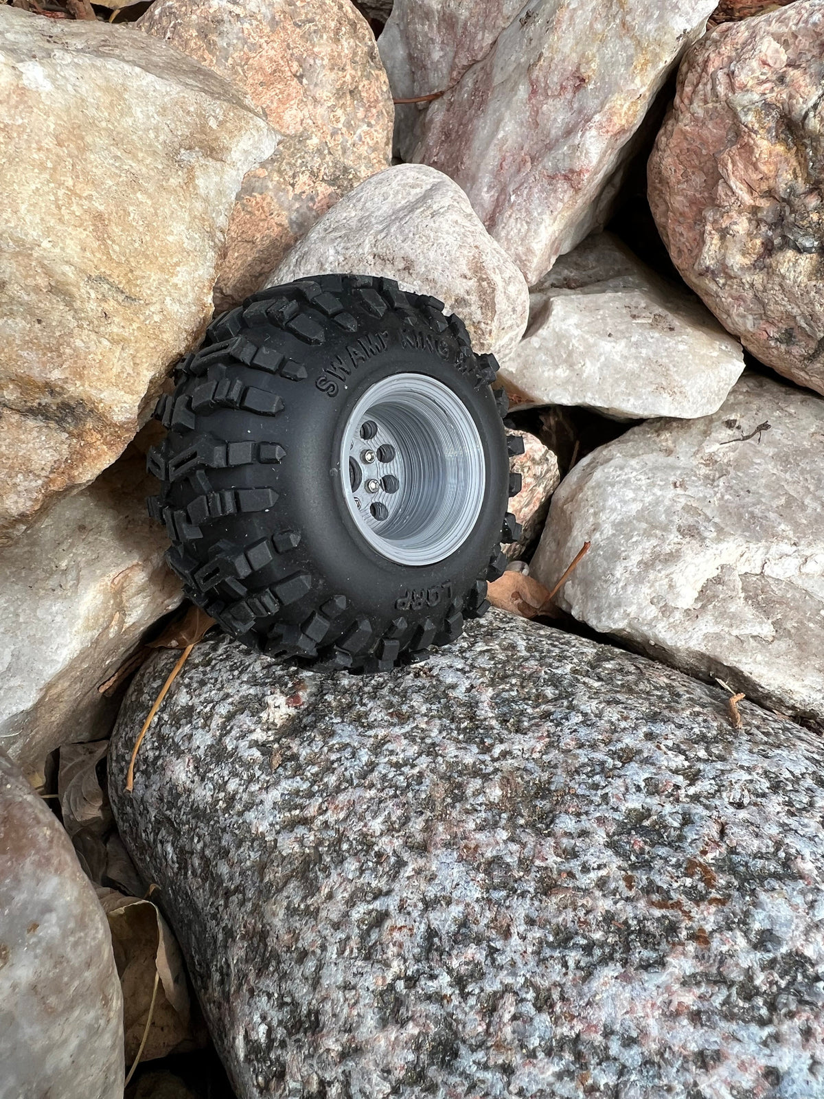 V2 Deep Dish 1.0in Island Style Wheel 3D Printed SCX24 TRX4M FCX24