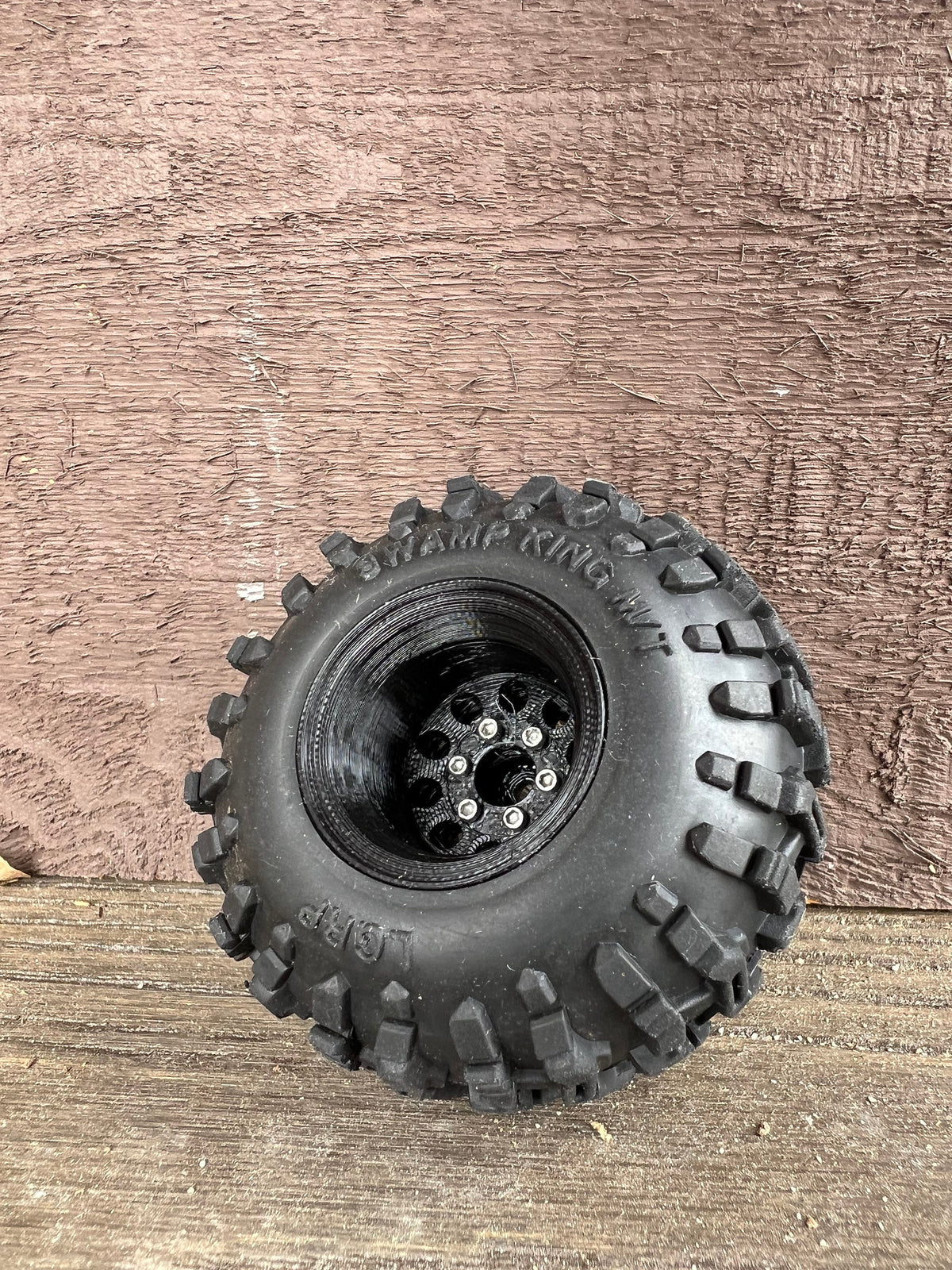 V2 Deep Dish 1.0in Island Style Wheel 3D Printed SCX24 TRX4M FCX24